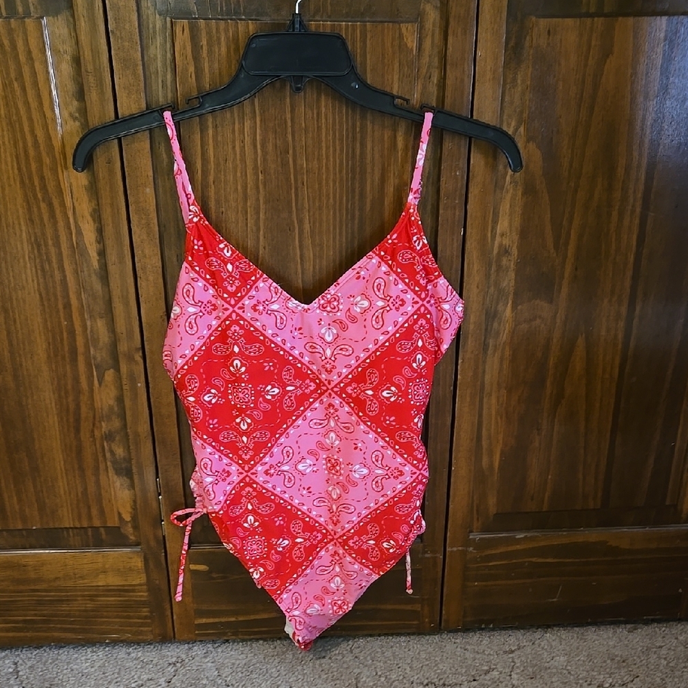 Kids Red and Pink One Piece